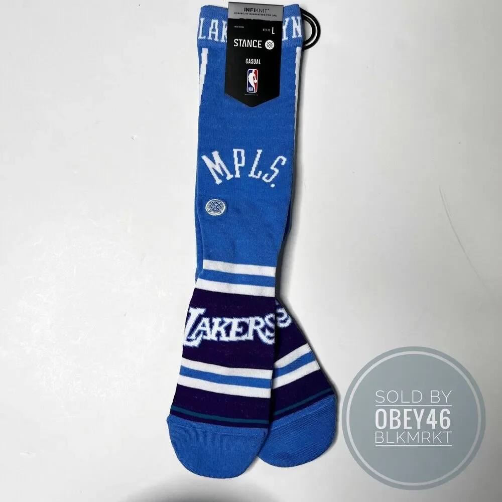 Stance Los Angeles Lakers City Edition 2022 Crew Socks | L